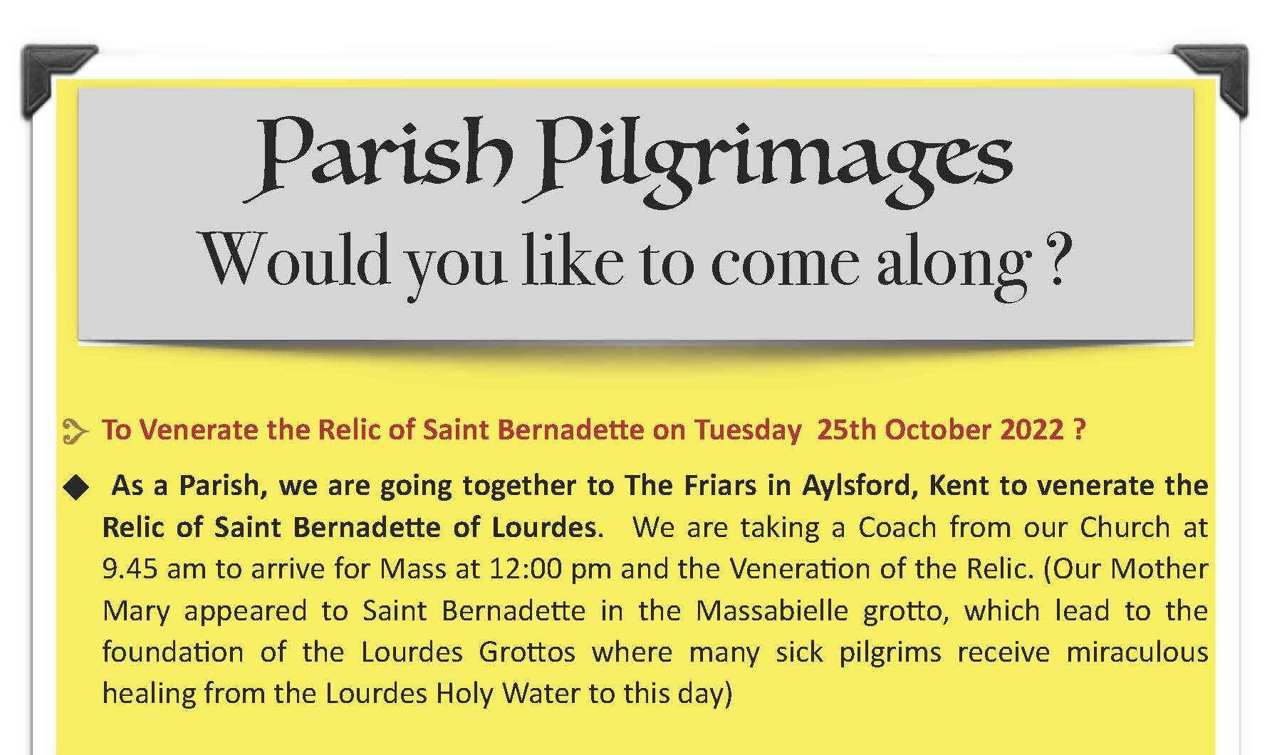 Simon and Jude ParishPilgrimages